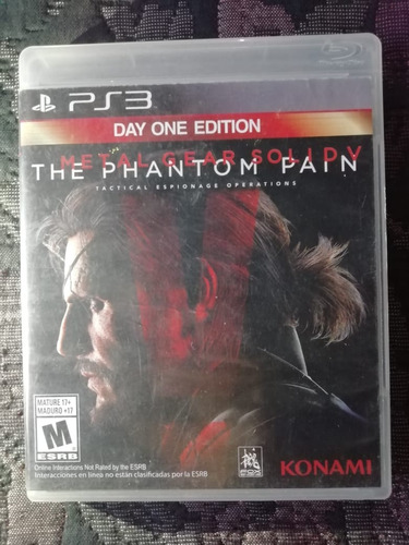 Metal Gear Solid 5 The Panthom Pain Ps3 - The Unit Games