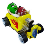 Dispenser M&m Rebel Hot Rod Amarelo Vintage Original