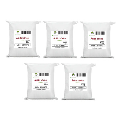 5 Kg Ácido Borico En Talco Fino - Múltiples Usos | Meses sin interés
