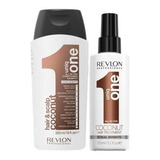 Kit Revlon Uniq One Coconut Shampoo 300ml + Leave-in 150ml