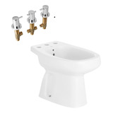 Juego Completo Bidet Roca Mónaco + Grifería Peirano Marbella