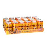 Cerveza Poker Paca X 24 Latas - mL a $11