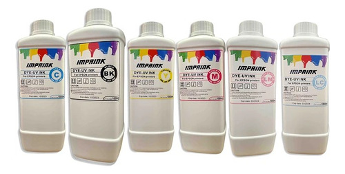 Tinta Dye Uv Para  Impresoras Epson Ecotank Valor X Litro