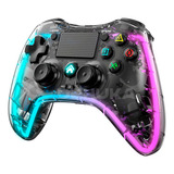 Joystick Dehuka Gamer Compatible Ps4 Pc Led Rgb Gamepad Inalambrico Dehuka