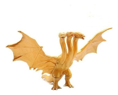 Modelo De Juguete Godzilla 3 Dragon Con Cabeza