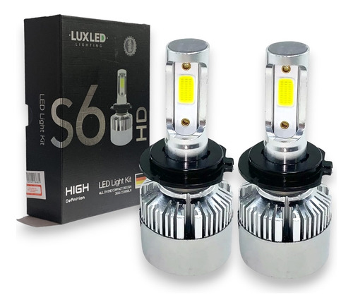 Kit Cree Led S6 32000 Lumenes H1 H7 Hb4 H3 H11 H8 H16 Bora Golf Fox Up C3 C4 Picasso Aircross Lounge Cactus Parnert 208 