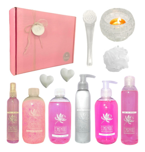 Relax Caja Regalo Mujer Box Spa Aroma Rosas Zen Set Kit N99