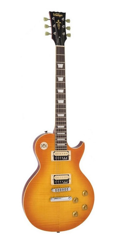 Guitarra Vintage Les Paul Reissued V100 Thb Thru Honeyburst