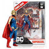 Mcfarlane Dc Direct Injustice 2 Supergirl Con Cómic Oficial