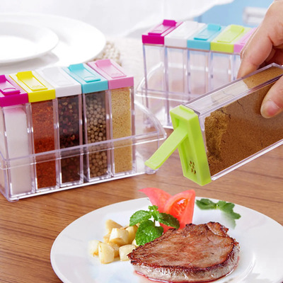 Elegant Kitchen Supplies Caja De Condimentos De Plástico Tra