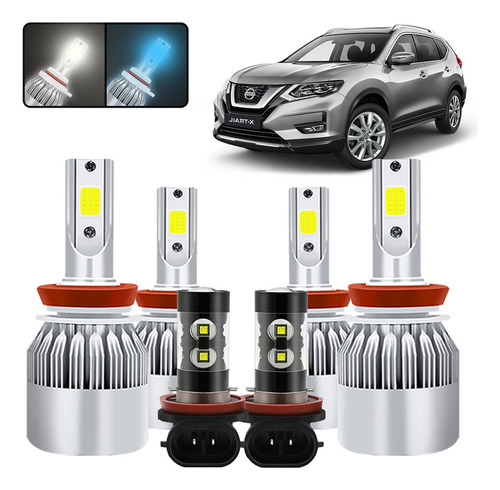 Kit De Focos Led H9 H11 Para Nissan X-trail 2015-2019