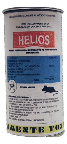 Veneno Ratas Raticida Helios Fosforo De Zinc