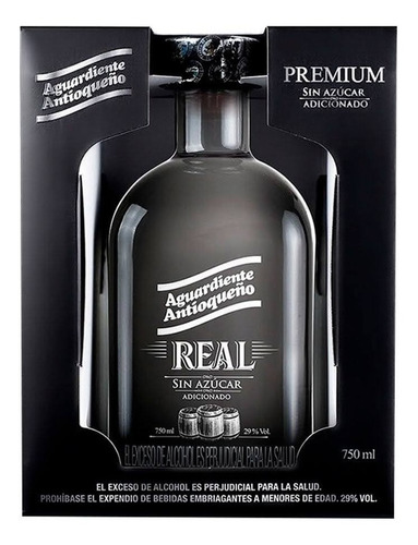 Aguardiente Antioqueño Real 750ml - mL a $132