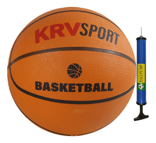 Pelota De Basquet All Court Nro 5 + Inflador Con Pico  