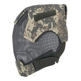 Strike Mesh Casco Mascara Airsoft Verde Gotcha Malla Xtr C 