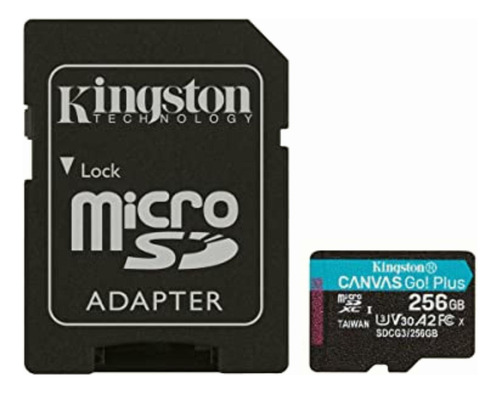 Kingston Microsdxc Go Plus 256gb (con Adaptador A Sd) Clase