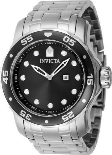 Reloj Invicta Pro Diver 48mm De Acero Inoxidable, Plateado 