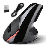 Mouse Vertical Inalámbrico Usb Recargable Aaa-738