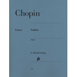 Estudios Etudes Chopin Partitura Para Piano Henle Urtext