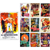 Poster Cuadro Cartel Vintage Enmascarado De Plata Santo