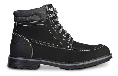 Bota Hombre Botin Vestir Vaquera Pro Work 89727 Negro