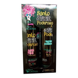 Kit Santo Black Poderoso Shampoo E Condicionador 300ml
