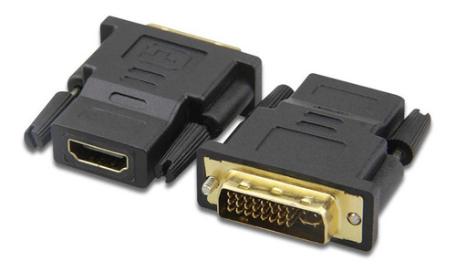 Adaptador Dvi Digital Macho 24+5 Para Hdmi Fêmea Banhado