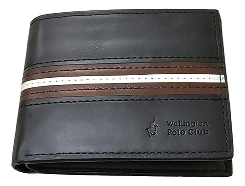 Billetera Wellington Polo Club Bled Cuero Pu - 100% Origina!