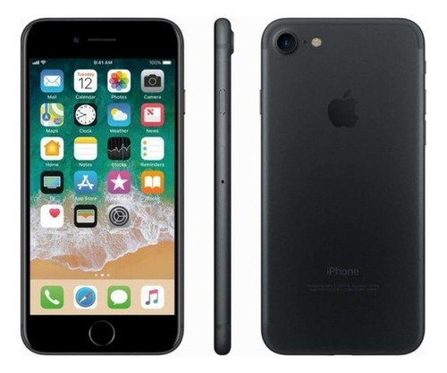 Celular Apple iPhone 7 Black 32gb Usado Batería Al 100%