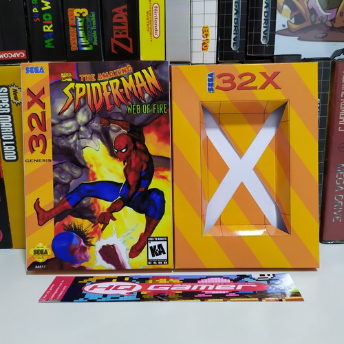 Amazing Spider-man, The - Web Of Fire - Box (sega32x)