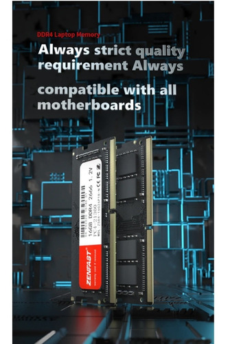 Memoria Ram Ddr4 8gb 2400 Zenfast Nuevas