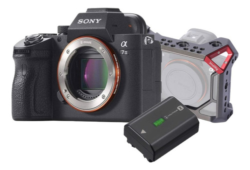 Câmera Sony A7iii (corpo) + Bateria Original + Cage Smallrig