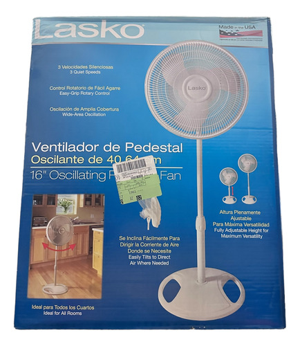 Ventilador De Pedestal Lasko 