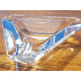 Cenicero Triangular De Cristal Facetado  (ref 3)