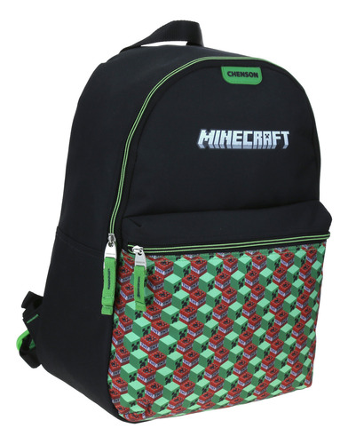 Mochila Escolar Chenson Original Reforzada Minecraft Tnt