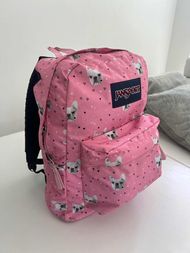 Mochila Jansport Rosa Perros