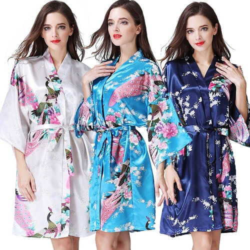 Moda Japonesa Bata Kimono Yucata Pijama Sexy Yrb02 Al Rodill