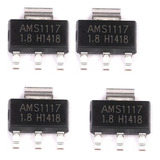 Pack 10 Unidades De Regulador Ams1117-1.8 Ams1117- 1.8v