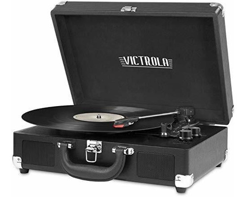 Tocadisco Victrola Vsc-550bt  3 Vel. Bluetooth | Negro 