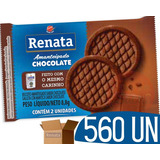Biscoito Amanteigado Chocolate Sache Renata Atacado 560 Und