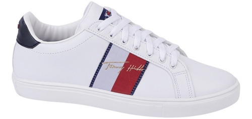 Tenis Casual Tommy Hill Blanco Para Hombre 6010