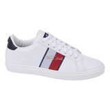 Tenis Casual Tommy Hill Blanco Para Hombre 6010