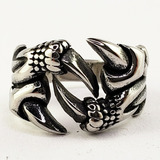 Anillo Garra De Dragón Acero Inoxidable Chopper Biker Unisex