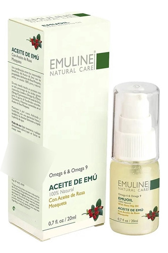 Emuline Aceite Emu 100% Con Rosa Mosqueta 20ml / Pimpo