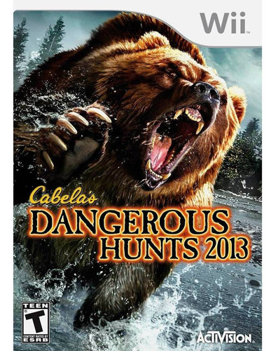 Jogo Cabelas Dangerous Hunts 2013 Nintendo Wii Midia Fisica