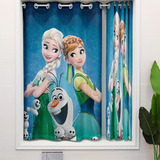 Cortina Infantil Frozen 80 Cm X 150 Cm