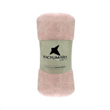 Manta Fleece Kacyumara Solteiro Rosa 2,2x1,5m Cobertor