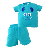 Conjunto Algodón Short Y Playera Disney Sully