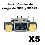 5 Pzas Jack, Centro De Carga 3ds 3dsxl New3dsxl Y 2ds