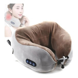 Almohada Cojín Cuello Cervical Viaje Auto Avión Masajeador